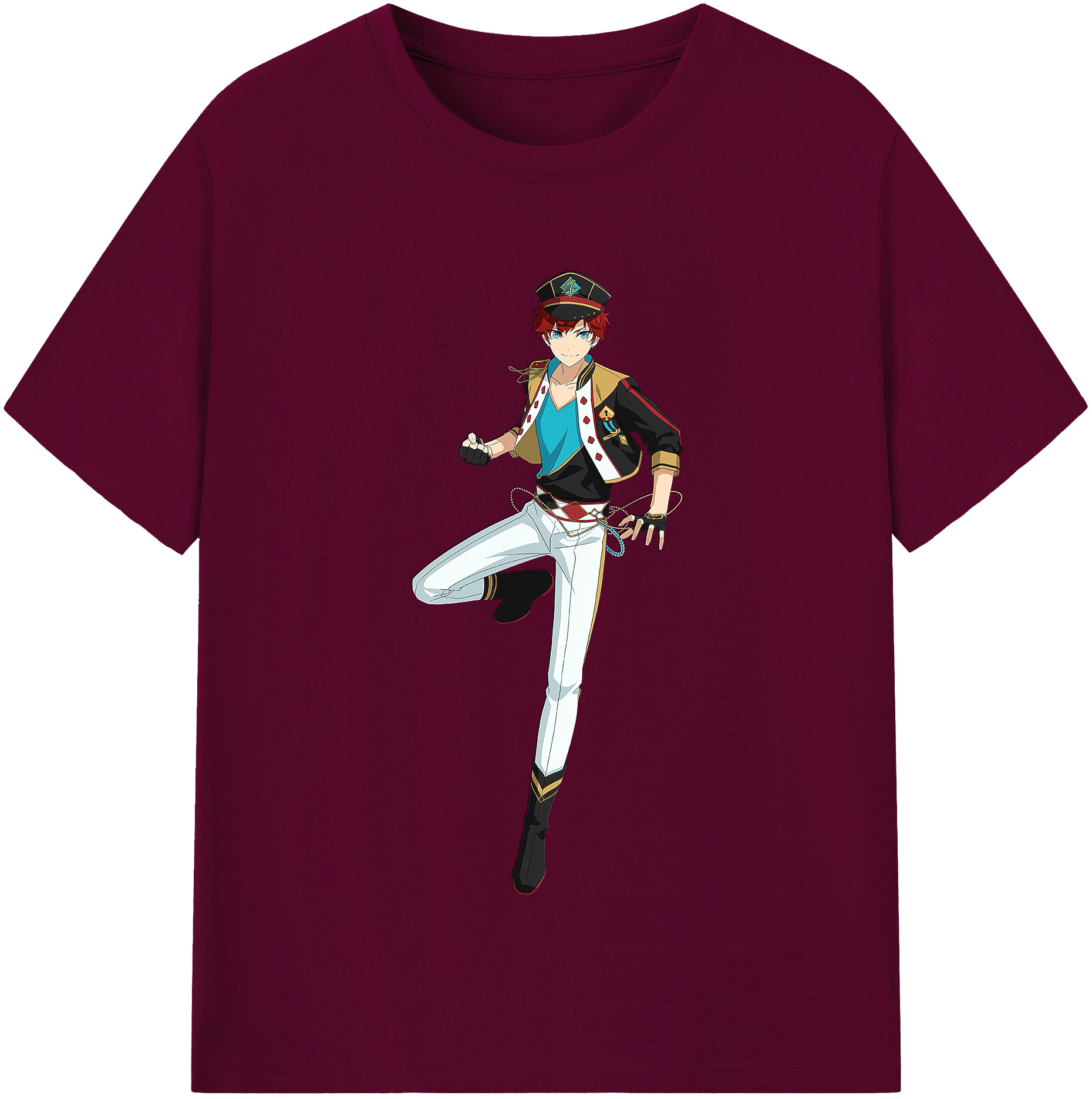（画像用） あんさんぶるスターズ! Ensemble Stars レディースカジュアルプリントTシャツ（綿100％）